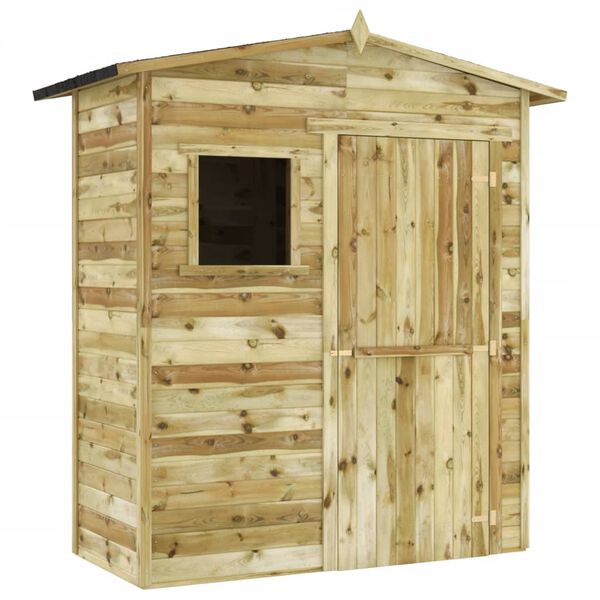 vidaXL Garden Storage Shed Impregnated Pinewood