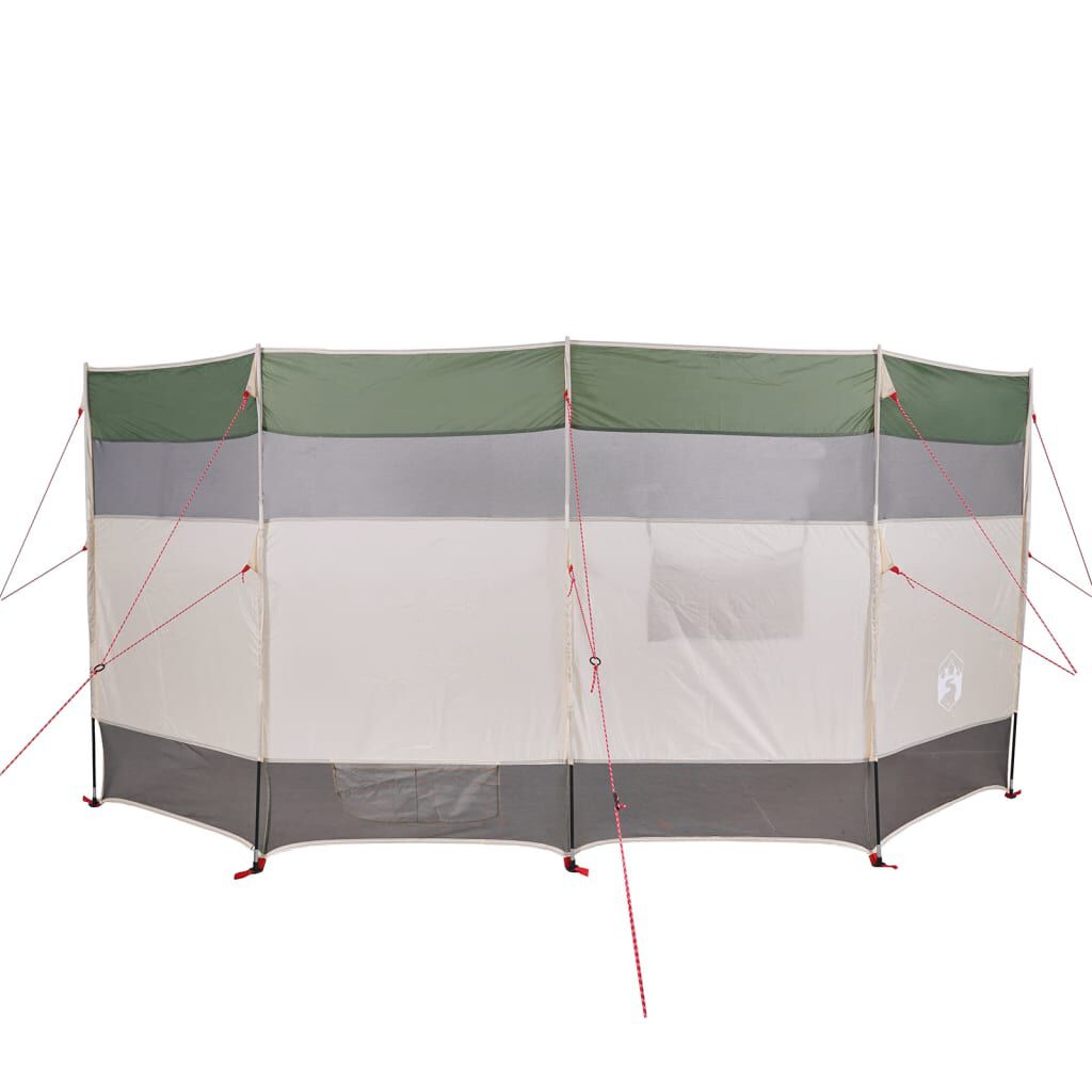 vidaXL Camping Windbreak Green 366x152x152 cm Waterproof vidaXL