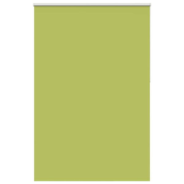 vidaXL Roller Blind Blackout Leaves Green 165x230 cm Fabric Width 161.6 cm Polyester