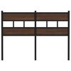 vidaXL Replace Headboard Brown Oak 120 cm Steel and Engineered Wood