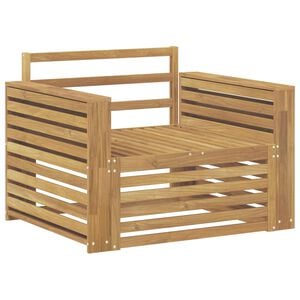 vidaXL Outdoor Sofa Solid Acacia Wood White