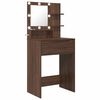 vidaXL Bedroom Dressing Tables Brown Oak 80 x 39.6 x 135 cm