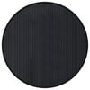 vidaXL Rug Round Black 60 cm Bamboo