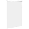 vidaXL Roller Blind Blackout White 150x230 cm Fabric Width 146.6 cm Polyester