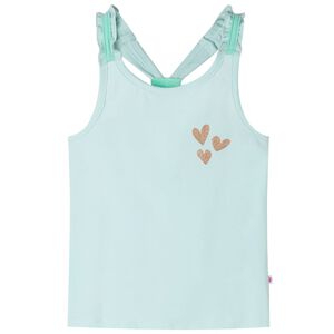 vidaXL Kids' Tank Top Light Mint 104