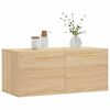 vidaXL Wall Cabinet Sonoma Oak 80x36.5x35 cm Engineered Wood