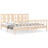 vidaXL Bed Frame without Mattress Solid Wood Pine
