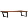 vidaXL Basin Shelf Wall Mounted Steel and Solid Wood Oak
