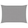 vidaXL Sunshade Sail Anthracite and White 3.5 x 5 m HDPE