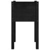 vidaXL Garden Planter Black 40x40x70 cm Solid Pinewood