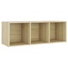vidaXL TV Cabinets 4 pcs Sonoma Oak 107x35x37 cm Engineered Wood