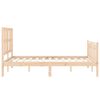 vidaXL Bed Frame without Mattress 140x190 cm Solid Wood Pine