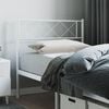 vidaXL Metal Replace Headboard White 75 cm