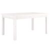 vidaXL Coffee Table White 80x50x40 cm Solid Wood Pine