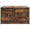 vidaXL Coffee Table with Drawers Smoked Oak 70.5x70x40 cm