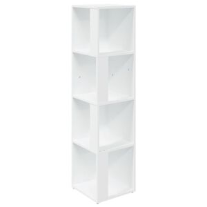 vidaXL Corner Cabinet White 33x33x132 cm Engineered Wood