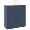 vidaXL Paper Bags 250 pcs with Handles Blue 45x17x48 cm