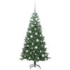 vidaXL Christmas Tree with 150 LEDs with Stand Green 120 cm PVC