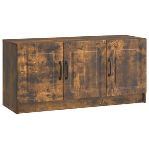 vidaXL TV Cabinet Smoked Oak 99 x 34.5 x 47 cm Engineered Wood