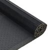 vidaXL Rug Rectangular Black 70x400 cm Bamboo