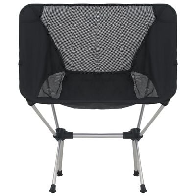 vidaXL 2x Folding Camping Chairs with Carry Bag 54x50x65 cm Aluminium