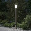 vidaXL Bollard Light with Outlet 110 cm Stainless Steel IP44