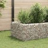 vidaXL Gabion Raised Bed Steel 360x90x50 cm