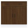 vidaXL Kitchen Base Cabinet Porto Brown Oak Engineered Wood