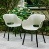Keter Garden Chair with Metal Legs Noa 2 pcs Silver Sage