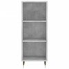 vidaXL Sideboard Concrete Grey 34.5x32.5x90 cm Engineered Wood