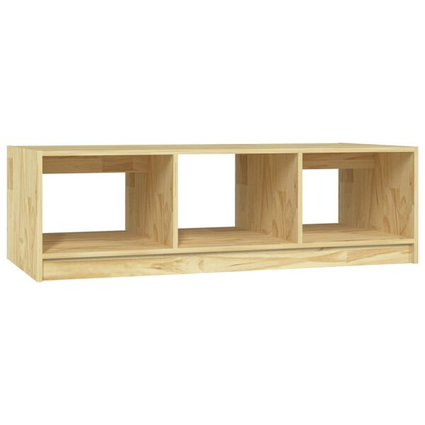 vidaXL Coffee Table 110x50x34 cm Solid Pinewood