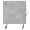 vidaXL Bedside Cabinets 2 pcs Concrete Grey 40x40x50 cm Engineered Wood