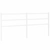 vidaXL Metal Replace Headboard White 180 cm