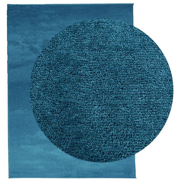 vidaXL Rug OVIEDO Short Pile Turquoise 240x340 cm