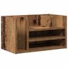 vidaXL Desk Organiser Old Wood 44.5 x 24 x 25 cm Engineered Wood