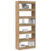 vidaXL Book Cabinet Artisan Oak 80 x 30 x 198 cm Engineered Wood