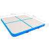 vidaXL Inflatable Gymnastics Mat with Pump 200x200x10 cm PVC Blue