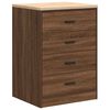 vidaXL Garage Cabinets 2 pcs Brown Oak Engineered Wood