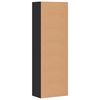 vidaXL Highboard Black 60x35x180 cm Engineered Wood