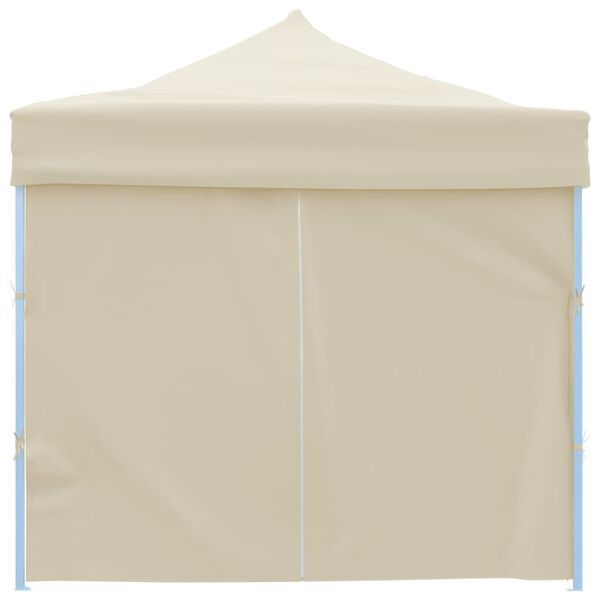 vidaXL Folding Pop-up Party Tent with 8 Sidewalls 870x291x315 cm Cream