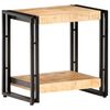 vidaXL Side Table | Natural | Rough Mango Wood | 40 x 30 x 40 cm | Side Table