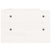 vidaXL Monitor Stand White 50x24x16 cm Solid Wood Pine