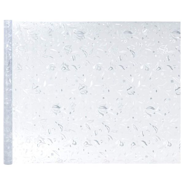 vidaXL Window Films 2 pcs Frosted Flower Pattern PVC