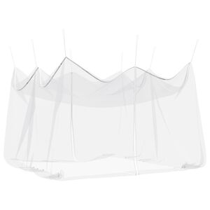 vidaXL Garden Mosquito Net 156 Mesh White 4 x 4 x 2.5 m Polyester