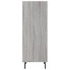 vidaXL Sideboard Grey Sonoma 34.5x32.5x90 cm Engineered Wood