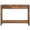 vidaXL Console Table Brown 107 x 33 x 76 cm Solid Reclaim Wood