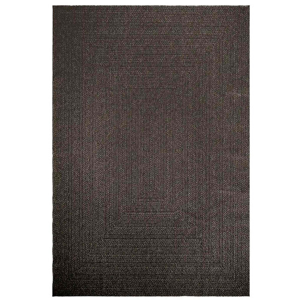 vidaXL Rug ZIZUR Anthracite 200x290 cm Jute Look Indoor and Outdoor