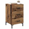 vidaXL Bedside Cabinet Old Wood 40 x 40 x 66 cm Engineered Wood