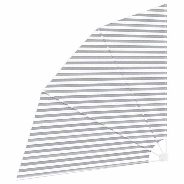 vidaXL Balcony Privacy Screen Anthracite and White 210 x 210 cm