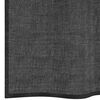 vidaXL Voile Curtains with Tab Top 2 pcs Black